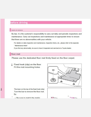toyoya voxy hybrid 2019-2020 owners manual in english